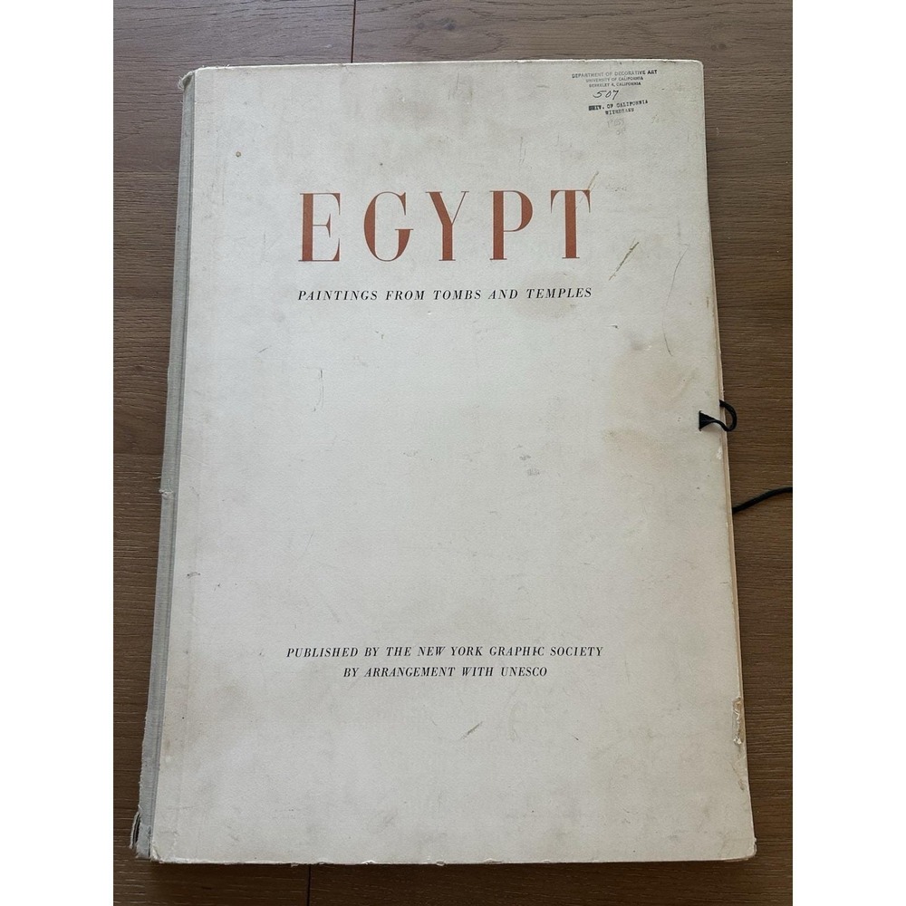 Egypt Paintings From Tombs And Temples Book 1954